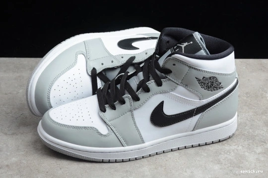 Rep EP 554724-092 Smoke Grey Jordan 1 Light Mid 554724-092 0403